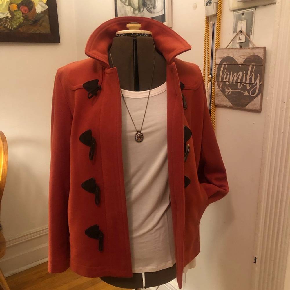 Orange GAP Wool Jacket